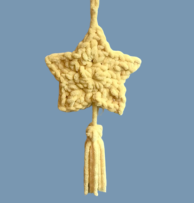 Crochet Star Wall Hanging Free Crochet Pattern Carroway Crochet