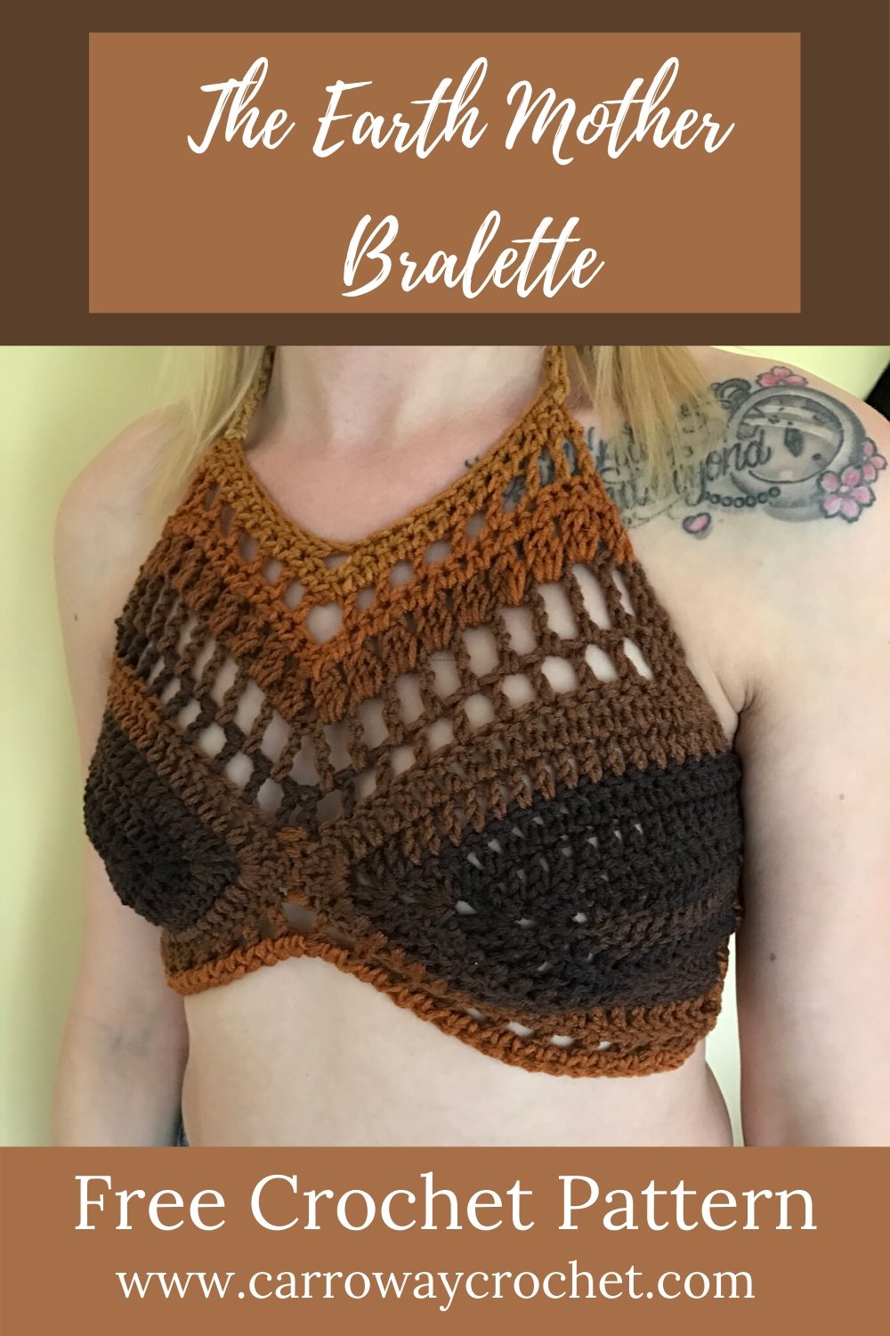 Crochet Bralette, bra in multiple colors