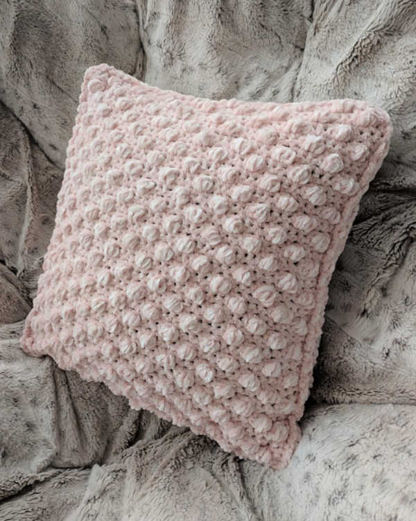 Crohet Puff Pillow Crochet Pattern