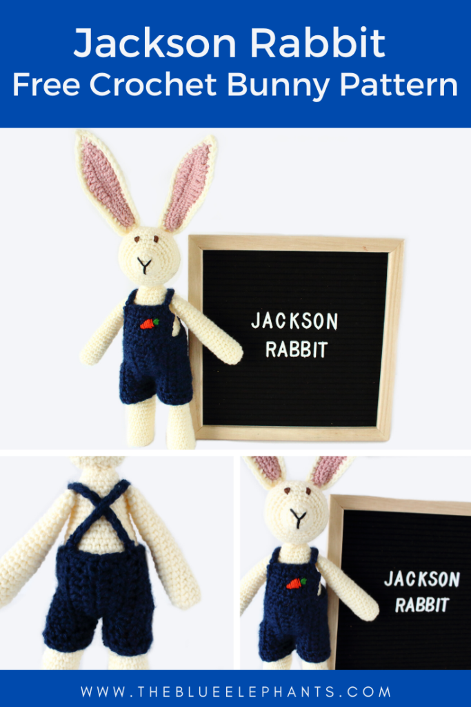 Easter Crochet Patterns. Jackson the Rabbit pattern