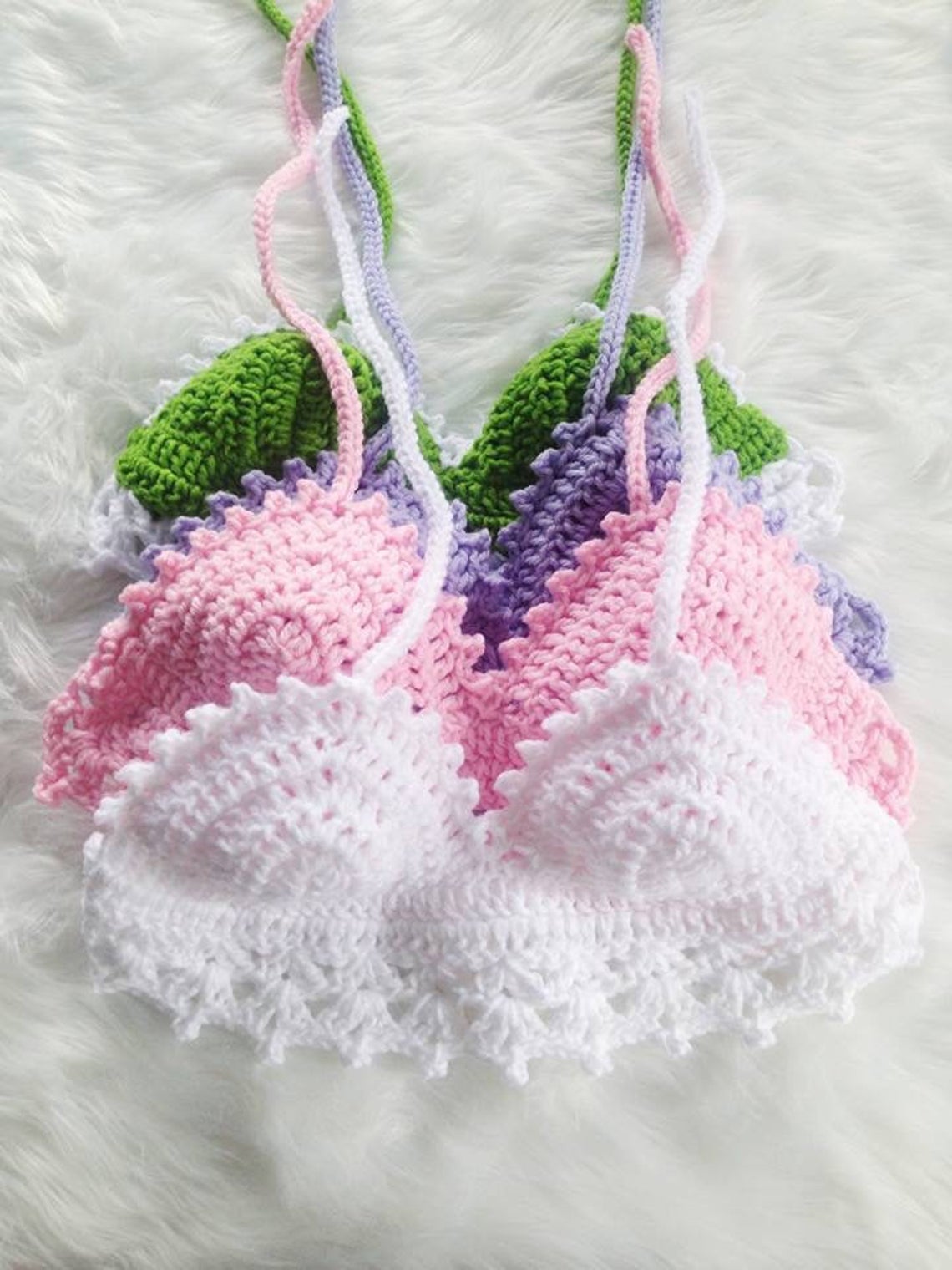 Crochet Lace Bralette - Magenta – JUST A LITTLE WESTERN