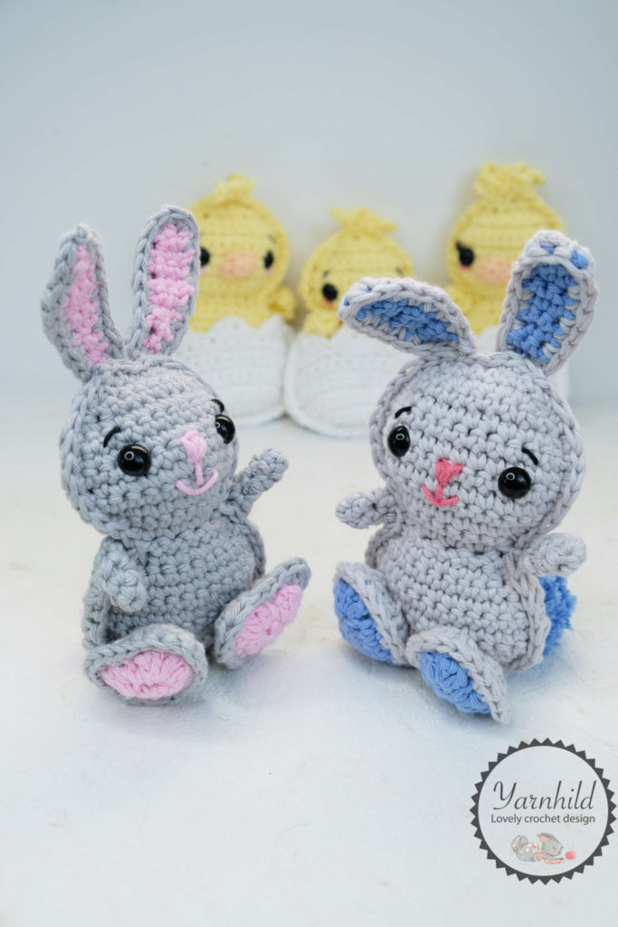 Easter Crochet Patterns. Rag Doll Bunny Ben