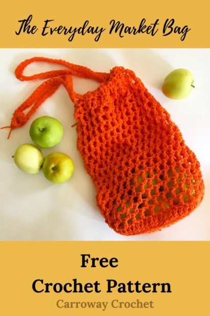 Free Pattern: The Everyday Market Bag Crochet Pattern - Carroway Crochet