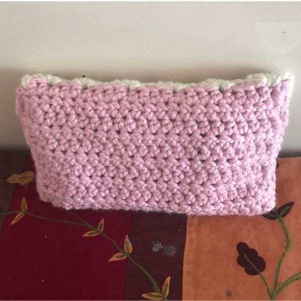 back crochet clutch bag free pattern