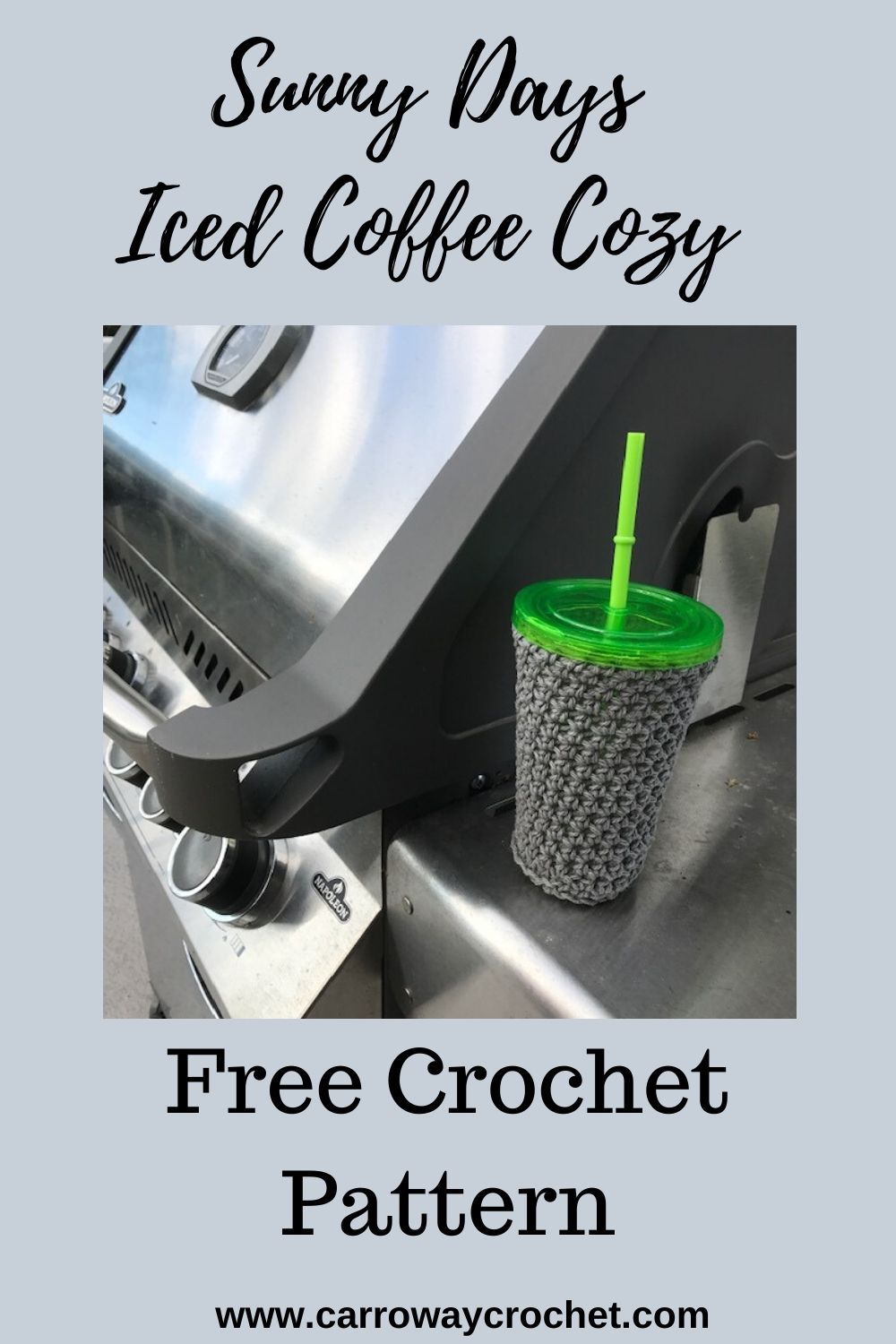 iced coffee cup cozy 
