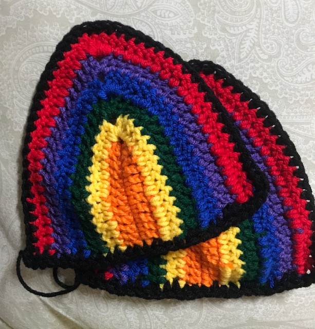 Rainbow Crochet Bralette Top – EthicalRoots