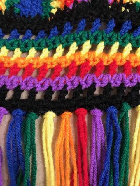 Rainbow Stripes Bralette pattern by Lisa D. Roberts