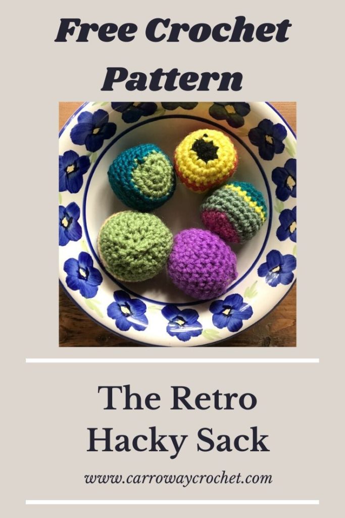 The Retro Hacky Sack Free pattern Carroway Crochet