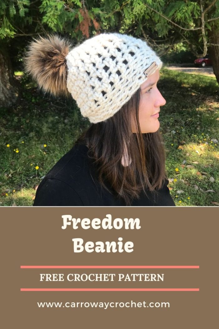 Freedom Beanie crochet pattern