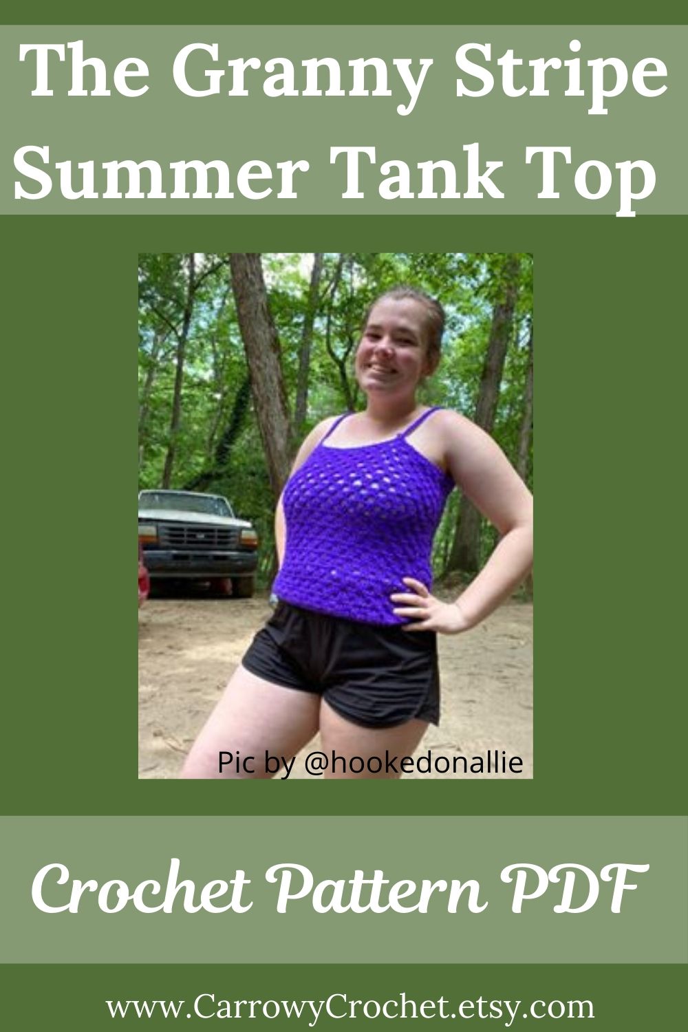 granny stripe summer tank top