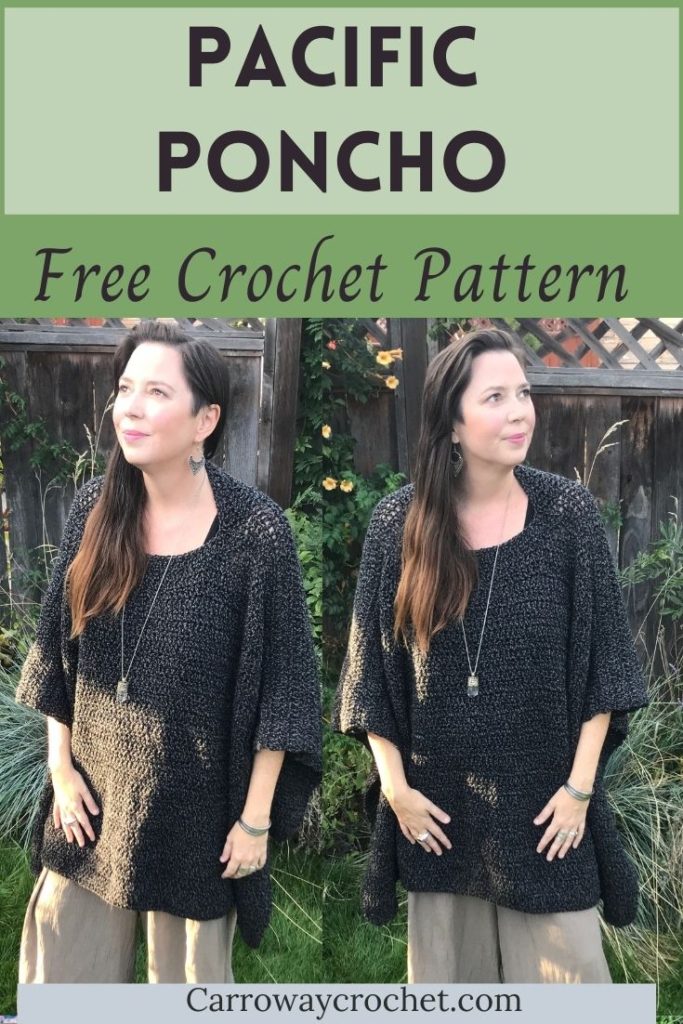 Free Poncho Pattern: The Pacific Poncho - Carroway Crochet