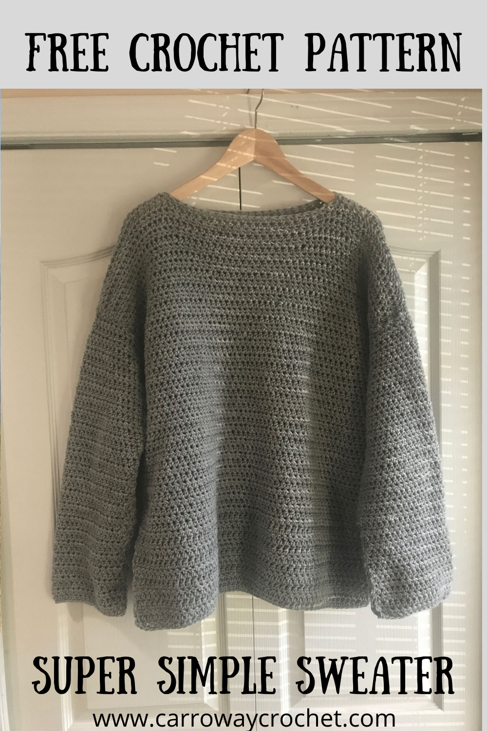 Super Simple Sweater Free Pattern