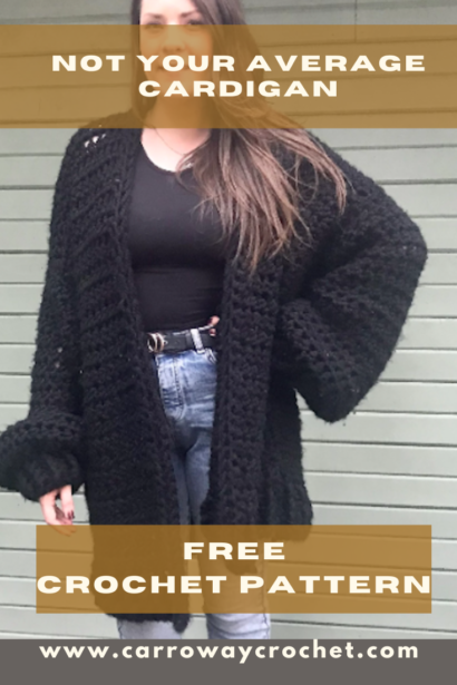 Free Crochet Cardigan Pattern - Carroway Crochet