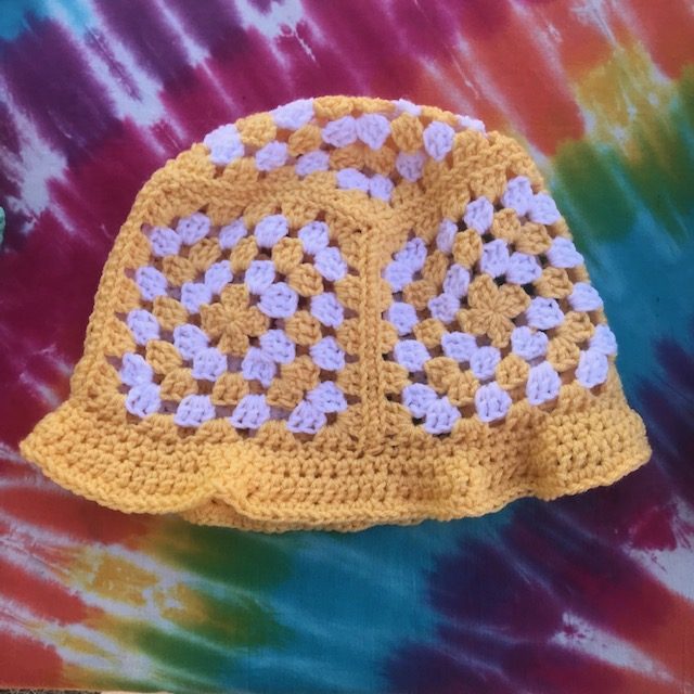 granny square bucket hat pattern
