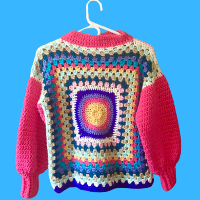 Sunny Granny Square Sweater: Free Crochet Pattern - Carroway Crochet