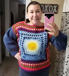 Granny Square Sweater