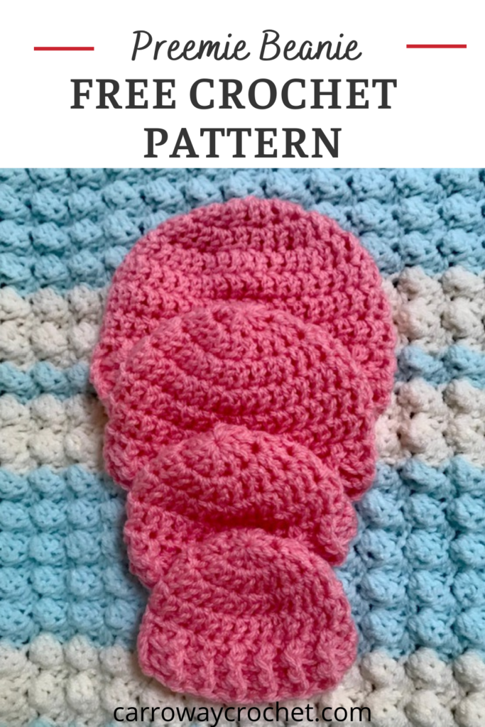preemie beanie crochet pattern