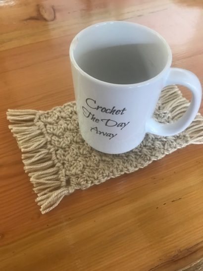 Mug Rug Free Crochet Pattern - Carroway Crochet