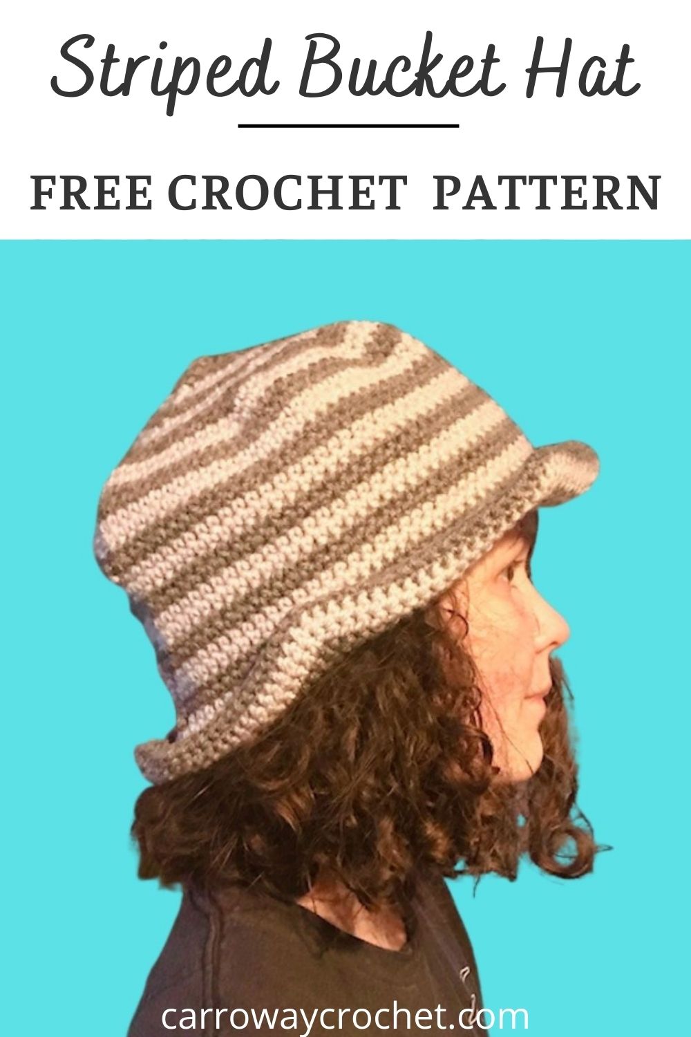 Chapéu Bucket LV Crochet Stripes S00 - Acessórios