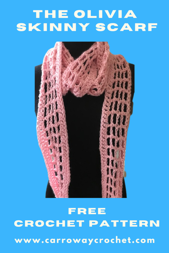 Skinny Scarf Free Crochet Pattern