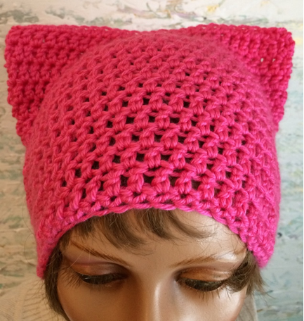 Pattern for Crochet Cat Hat Beanie Pattern Crochet Hat -  UK
