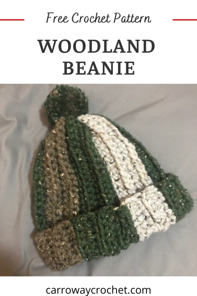 The Woodland Beanie: Free Crochet Pattern