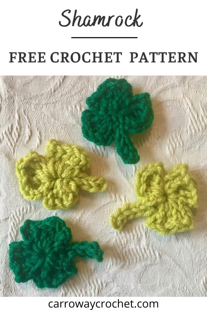 St Patricks Day Shamrock Free Crochet Pattern