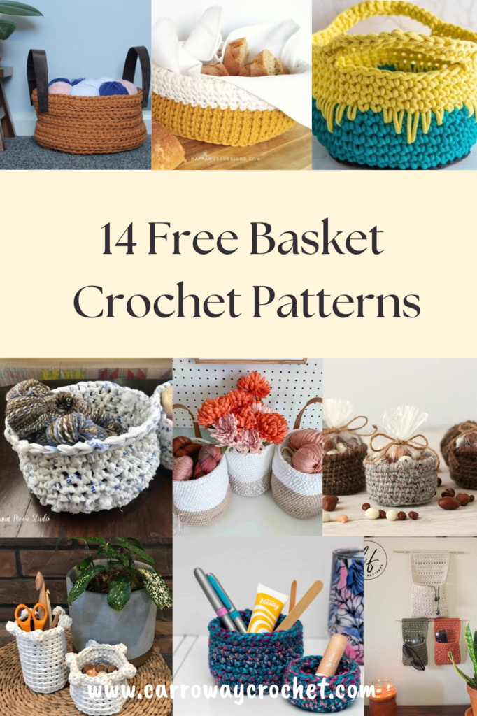 Baskets Free Crochet Patterns