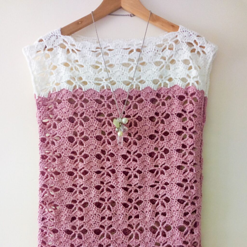 Easy Crochet Top Pattern - Fosbas Designs
