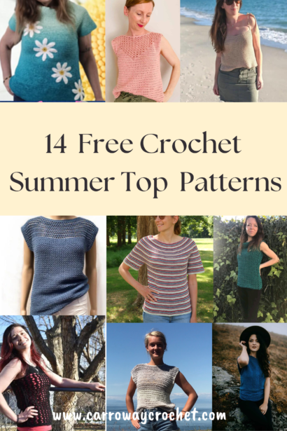 Crochet Summer Top Patterns - Carroway Crochet