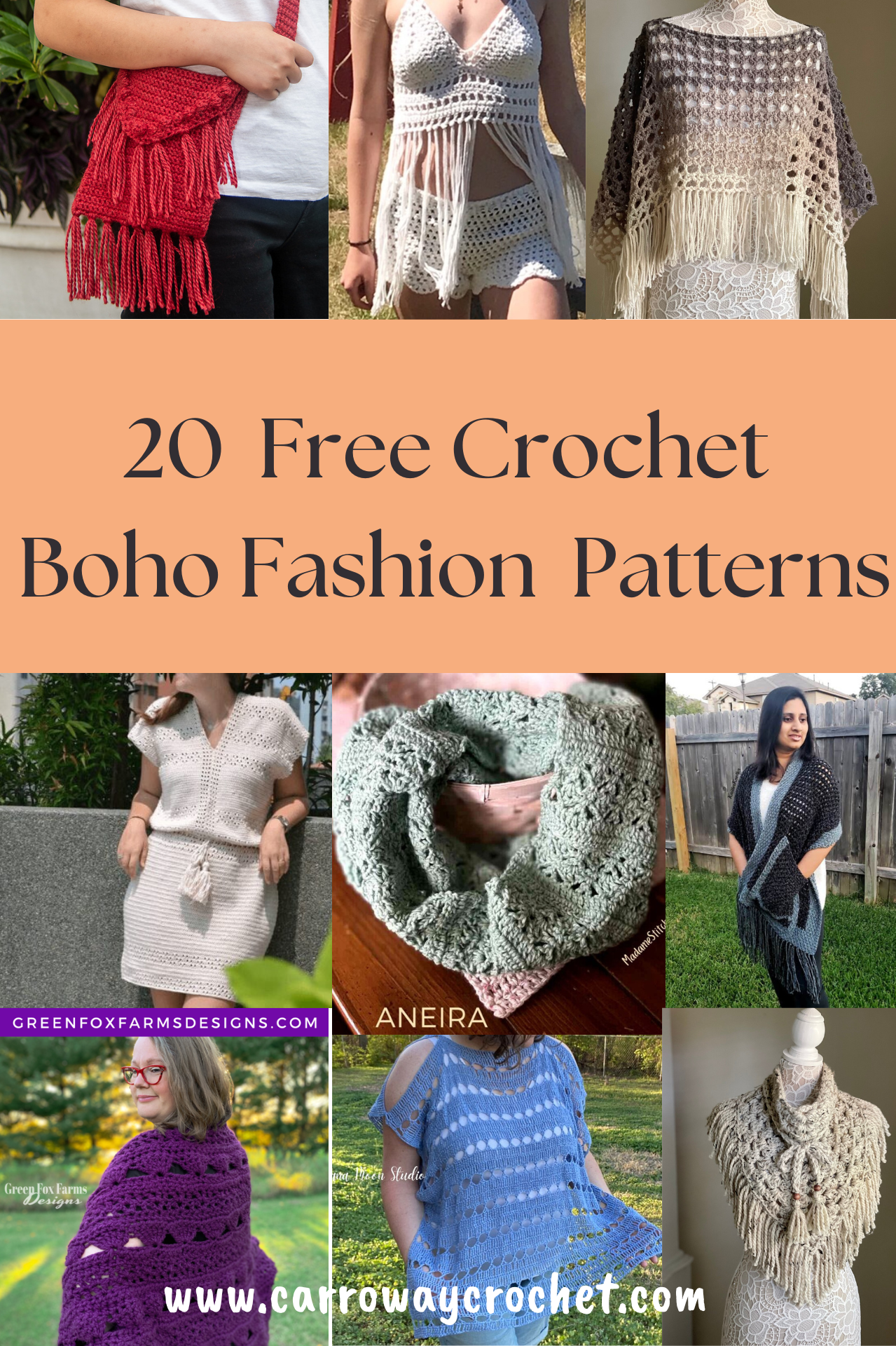 Boho Women's Crochet Vest with Fringe - Free On-Trend Crochet Pattern