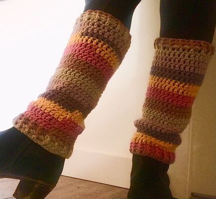 Easy Crochet Leg Warmers Free Pattern - Carroway Crochet