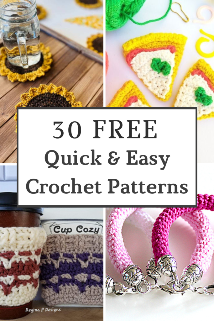 30 Free Quick and Easy Crochet Patterns