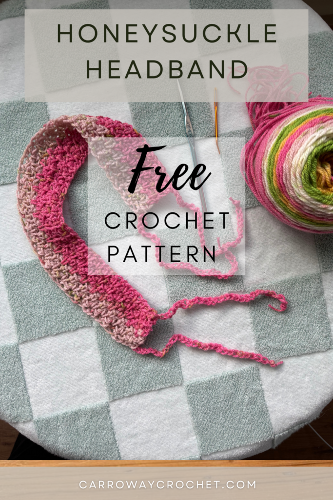 Free Crochet Headband Pattern, The Honeysuckle Headband 