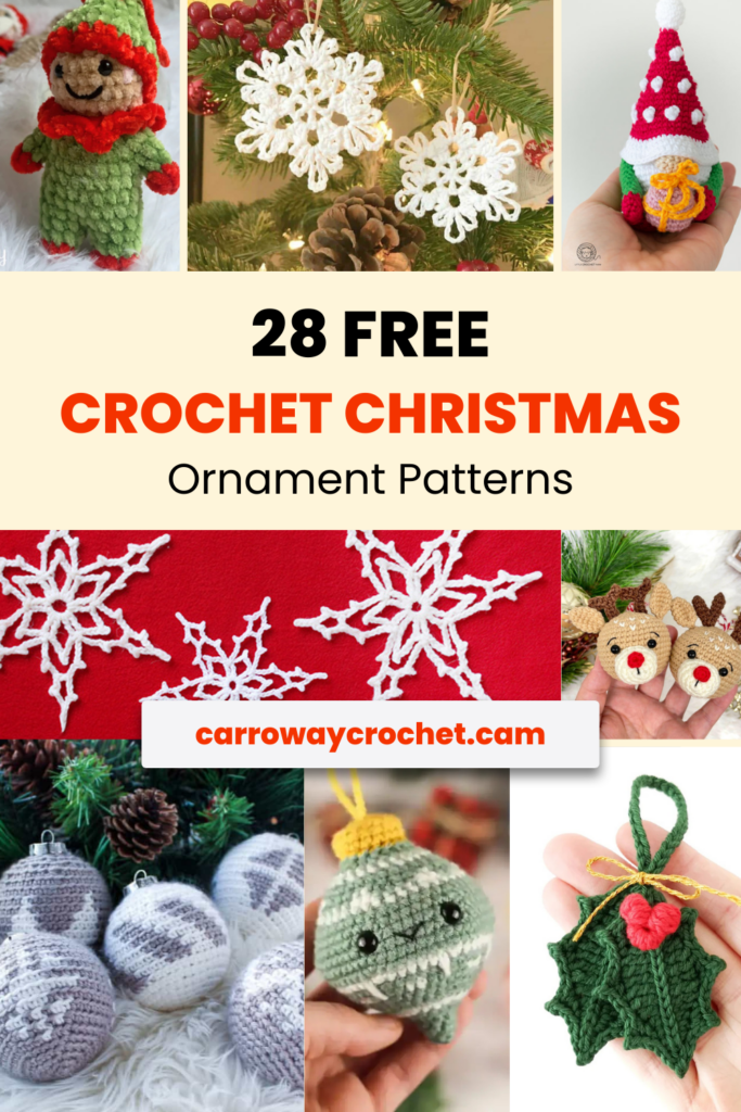 28 Free Crochet Christmas Ornament Patterns