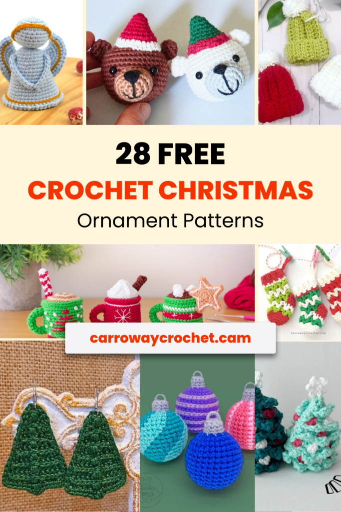 28 Free Crochet Christmas Ornament Patterns